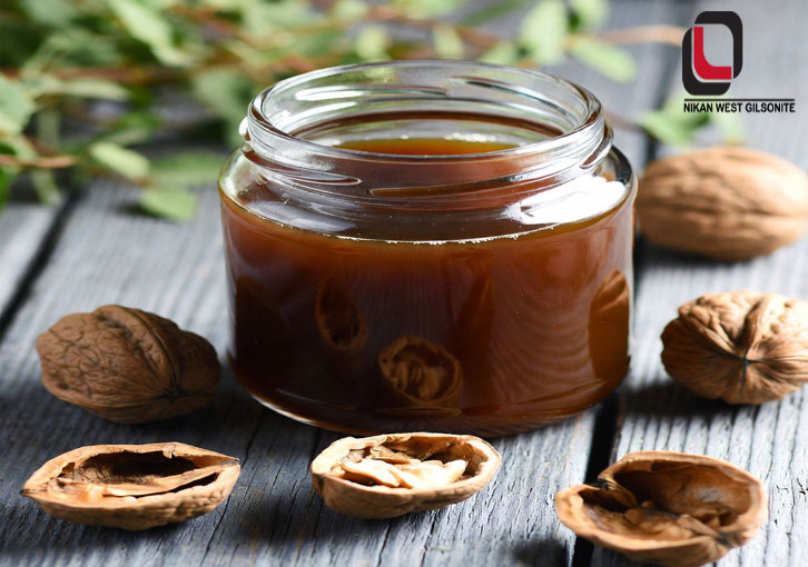 Walnut shell for white hair